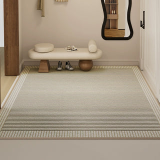 Tapis Easy Clean Linear Elegance Durable, antidérapant, adapté aux animaux de compagnie, paillasson d'intérieur minimaliste
