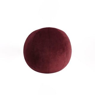 Coussin rond en velours minimaliste moderne