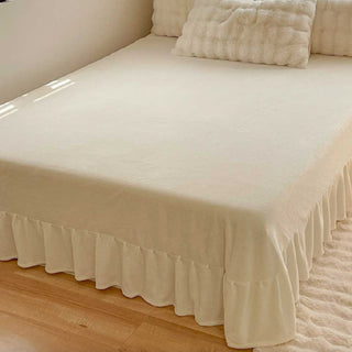 Parure de lit en fausse fourrure de lapin épaisse Puffy Comfort