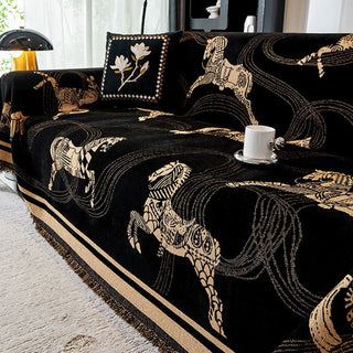 Housse de canapé à motif Regal Horse