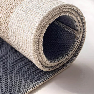 Tapis facile à nettoyer, bordure naturelle, jute, durable, antidérapant, adapté aux animaux de compagnie, paillasson minimaliste pour couloir et intérieur