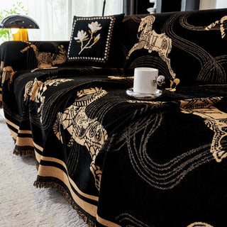 Housse de canapé à motif Regal Horse