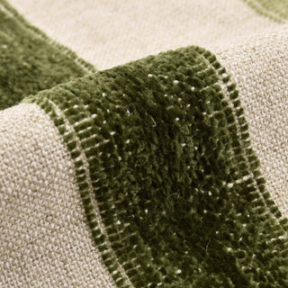 Coussin en lin rayé