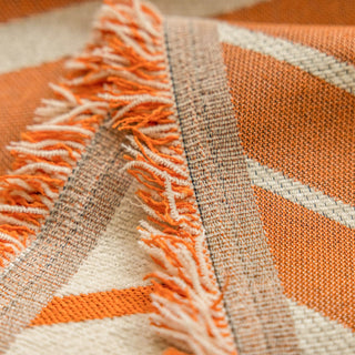 Housse de canapé Geometric Rust Chevron