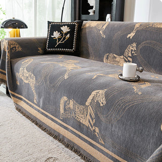 Housse de canapé à motif Regal Horse