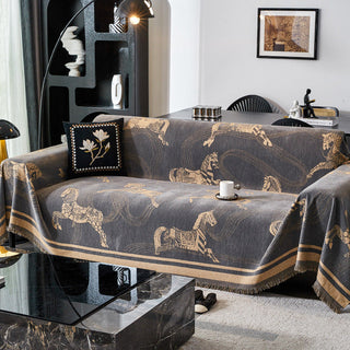 Housse de canapé à motif Regal Horse