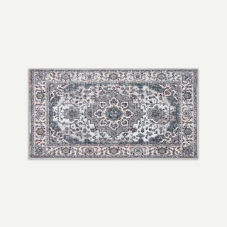 Tapis léger persan gris classique imperméable