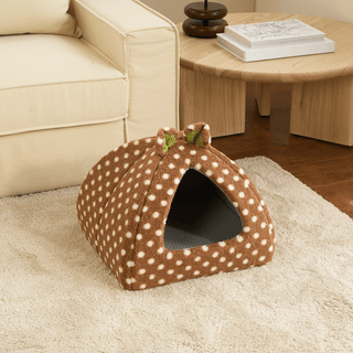 Cave à pois pour animaux de compagnie Cocoa Delight