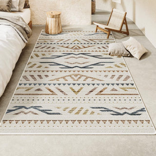 Tapis de chambre à coucher Boho résistant aux éclaboussures Desert Oasis, facile à nettoyer