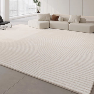 Tapis minimaliste facile à nettoyer, labyrinthe géométrique, résistant aux éclaboussures, adapté aux animaux de compagnie