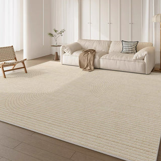 Tapis Easy Clean Tranquil Ripple, résistant aux éclaboussures, adapté aux animaux de compagnie, minimaliste, pour salon