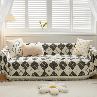 Housse de canapé vintage chic