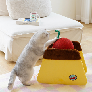 Boule à gratter ZEZE Pets Cheerful Cherry Sisal