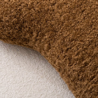 Coussin en forme d'os pour chien en peluche en tissu doux hypoallergénique, parfait pour les amoureux des animaux