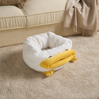 Lit et chauffe-pieds Duck Cozy pour chat