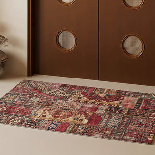 Tapis lavable en machine Tapis de chambre de luxe d'inspiration persane