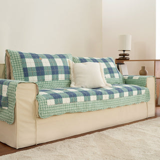 Housse de canapé Plaid Scratch Guard