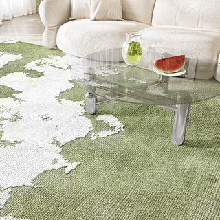 Tapis Mossy Flow résistant aux éclaboussures, tapis de salon minimaliste, facile à nettoyer, adapté aux animaux de compagnie