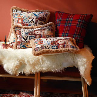 Housse de coussin Boho Patchwork