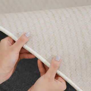 Tapis de salon minimaliste facile à nettoyer Tranquil Essence, résistant aux éclaboussures, adapté aux animaux de compagnie