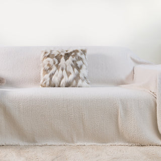 Housse de coussin en fausse fourrure - Vente finale