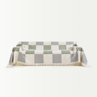 Housse de canapé en coton patchwork