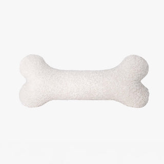 Coussin en forme d'os pour chien en peluche en tissu doux hypoallergénique, parfait pour les amoureux des animaux