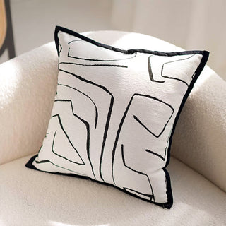 Housse de coussin à motif chic