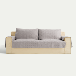 Housse de canapé sectionnelle en tissu matelassé